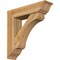 Ekena Millwork Legacy Traditional Rough Sawn Bracket w/ Offset Brace, Western Red Cedar, 8"W x 32"D x 32"H BKT0806X32X32LEC01RWR - alternate 1